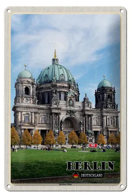 Produktbild von Blechschild Städte Berlin Hauptstadt Dom Architektur 20x30cm