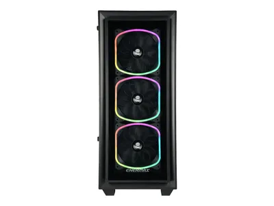 Produktbild von ENERMAX StarryFort SF30 - Tower - ATX - Seitenteil mit Fenster (gehärtetes Glas) - keine Spannungsversorgung - Schwarz - USB/Audio