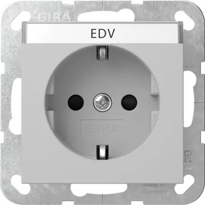 Produktbild von Gira GIRA Steckdose BSF Grau 4462015