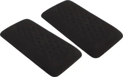 Image de 2 pièces de voiture jambière éponge souple universelle automobile genouillère coudière coussin noir