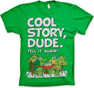 Produktbild von TMNT - Cool Story Dude T-Shirt - Large - Green