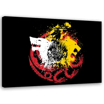 Produktbild von Leinwandbild XXL Abstraktion Wandbild Kunst mehrfarbig 100x70 cm