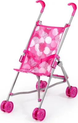 Produktbild von Bayer Design 30541AA Puppenbuggy, Puppenwagen mit integrierten Sicherheitsgurt, leicht faltbar, klappbar