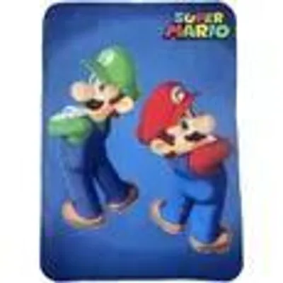 Immagine prodotto di Plaid - MARIO BROS - Mario e Luigi - 100 x 140 cm