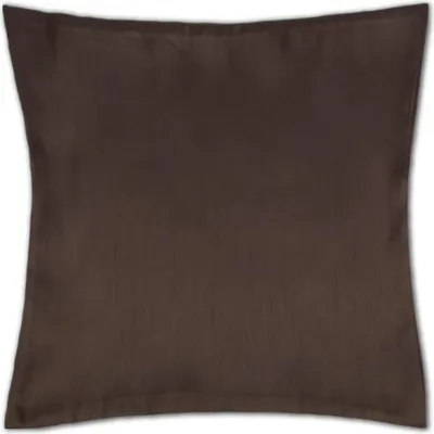 Produktbild von Kissenhülle Alessia (40x40cm) Kissenbezug Dekokissenbezug Zierkissenbezüge mit Füllung, Farbe: Hot Chocolate