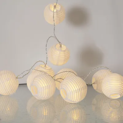 Produktbild von Star Trading 12.460-43, Leichte Dekorationskette, Weiß, Ambiente, IP20, 10 Glühbirne(n), LED