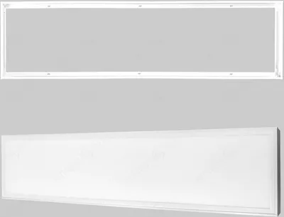 Obrázok produktu pre Rám LED panelu 120x30cm rám pre povrchovú montáž Stropný montážny rám Montážny hliník Biely
