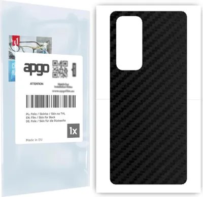 Produktbild von apgo Rückseite Schutzfolie für Oppo Reno5 Pro+ 5G -  Hinten Schutzfolie Carbon, Rückseite Folie schützt vor Kratzern und Fingerabdrücken