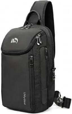 Produktbild von Herren Sling Bag Umhängetasche wasserdicht klein Diebstahlsicher für Outdoor und Freizeit