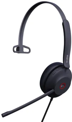 Produktbild von Yealink UH37 Mono Teams USB-C/A Headset, Kabelgebunden, 20 - 20000 Hz, Büro/Callcenter, 96,5 g, Kopfhörer, Schwarz