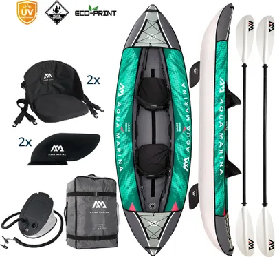 Produktbild von Aqua Marina LAXO 320cm Kayak Set 2 Personen aufblasbar Kanu Tourenkajak Kajak