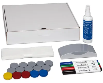 Immagine prodotto di MAUL 6385909 Weißwandtafel Zubehör-Set, Karton, klein