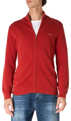 Produktbild von Baumwolle Pique Zip Cardigan