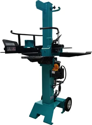 Produktbild von Könner & Söhnen KS 8THE V 55/40, Elektrischer Holzspalter, 8 t, 55 cm, 44 cm, 2,9 l, Schwarz, Türkis