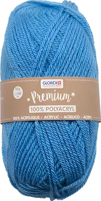 Obrázek produktu pro Prémiová pletací příze 50g modrá, 100%.Polyakrylová vlna, délka cca 140 m,
