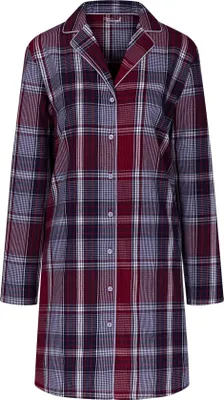 Produktbild von Triumph Damen Nachthemd Boyfriend - RED - DARK COMBINATION - Größe 42