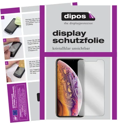 Produktbild von 2x Schutzfolie für Apple iPhone X S Displayschutzfolie Display-Folie klar