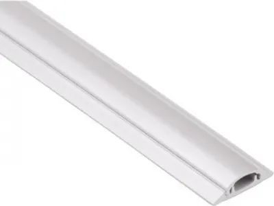 Produktbild von Hama PVC Kabelkanal, halbrund, 100/3/0,9 cm, Weiß