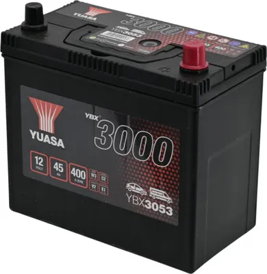 Produktbild von YUASA YBX3053 SMF Starterbatterie 12V 45Ah 400A(EN)
