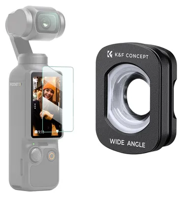 Produktbild von K&F CONCEPT Weitwinkelobjektivfilter kompatibel mit DJI Osmo Pocket 4/3