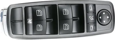 Produktbild von RIDEX 1761S0059 Fensterheberschalter passend für MERCEDES-BENZ M-Klasse (W164) Vorne Fensterheber Schalter