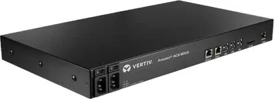 Produktbild von Vertiv Avocent ACS8008MDAC-404, CLI, HTTP/ HTTPS, SNMP, LOCAL,LDAP,RADIUS,TACACS+ and OneTimePasswords(OTP), 3DES, 128-bit AES, 192-bit AES, 256-bit AES, AES, FIPS 140-2, HTTPS, IPSec, SHA-256, SNMP, SNMPv3,..., RJ-45, C13-Koppler, Eingebettetes LINUX