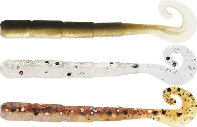 Produktbild von Westin Ned Worm Curltail 5cm 0,5g - Gummiköder, Farbe:Clear Water Mix 23