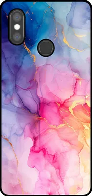 Obrázok produktu pre Smartphonica Puzdro na telefón vhodné pre Xiaomi Mi 8 s mramorovou potlačou - TPU zadný kryt puzdro mramorový dizajn - Rainbow