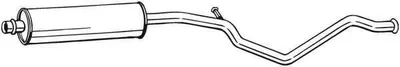 Produktbild von Bosal Mittelschalldämpfer 285-325
