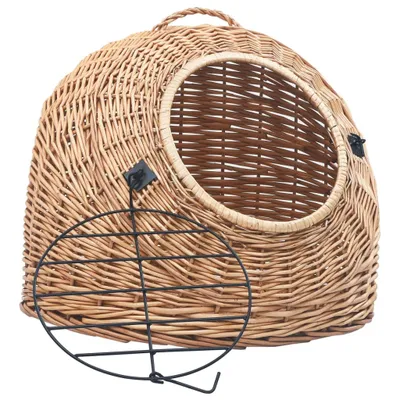 Obrázek produktu pro vidaXL Přepravní koš pro kočky 50x42x40 cm Přírodní vrba