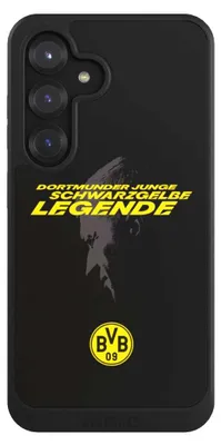 Produktbild von NIVOCASE Hülle für Samsung Galaxy S25  Handyhülle NIVOcore Case Schwarz BVB Borussia Dortmund Marco Reus