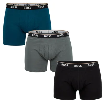 Immagine prodotto di BOSS Confezione da 3 boxer da uomo in cotone con elastico lungo in vita 50531691