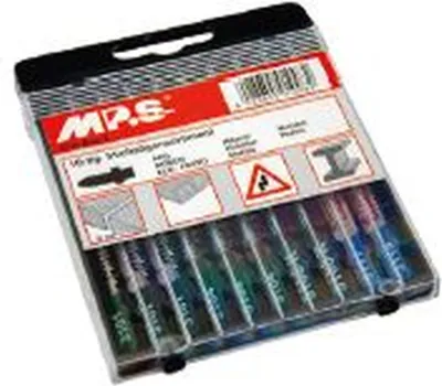 Produktbild von MPS Stichsägeblatt-Box Holz und Metall 10-tlg.