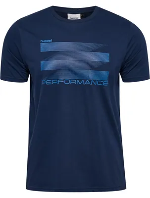 Produktbild von hummel  Kurzarmshirt Rundhalsausschnitt Normaler Schnitt Print Größe: XL