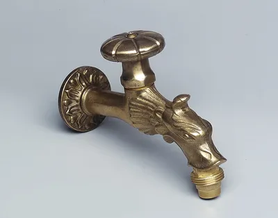 Produktbild von Puteus Nostalgie-Auslaufhahn Wasserhahn mit Drachenkopf Motiv, 13 mm; 1272900