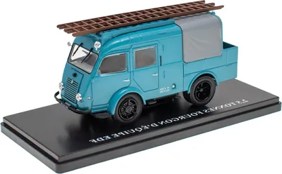 Productafbeelding van Bedrijfswagen Vrachtwagen - Miniatuur Auto - Verzamelen - Schaal 1/43 - 19 x 11 x 7 cm - Turkoois