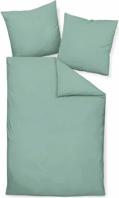 Immagine prodotto di Janine Mako-Soft-Seersucker Fodera per cuscino Kiss.40x80 1 pezzo PIANO 125-66-602 verde salvia
