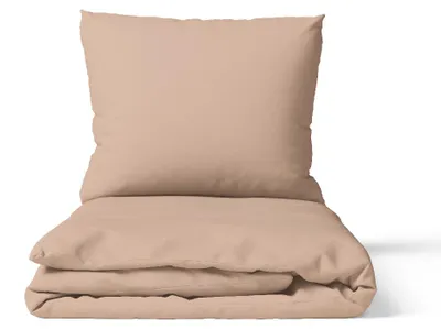 Immagine prodotto di ARÔME HOME Lino incluso microflanella 140*200 + 70*90, Uni Beige