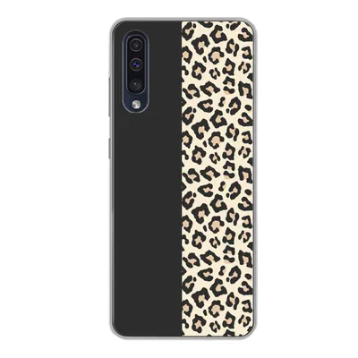 Produktbild von MuchoWow® Handyhülle Schutzhülle Hülle für Samsung Galaxy A50 Tiere - Muster - Panther Silikon Softcase Handy Hülle - Mobiltelefonhülle