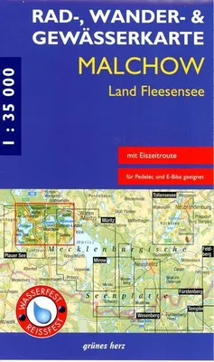 Obrázok produktu pre Cyklistická, turistická a vodná mapa Malchow, kraj Fleesensee