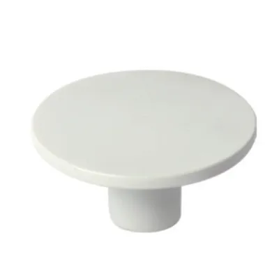 Produktbild von Möbelschrankknopf aus ABS, Durchmesser 60 mm, weiß matt, Set mit 24 Stück