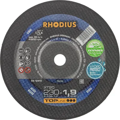 Obrázok produktu pre Rhodius 206266 Cutting disc (straight) 230 mm 1 pc(s) Steel