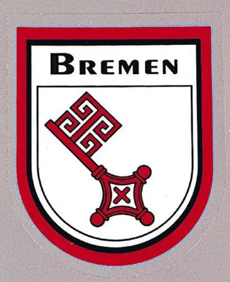 Produktbild von PVC-Aufkleber - Bremen Wappen - 301422 - Gr. ca. 6,5 x 8 cm