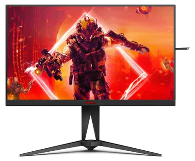 Zdjęcie produktu dla AOC AGON 5 AG275QZN/EU, 68,6 cm (27"), 2560 x 1440 px, Quad HD, 1 ms, Czarny, Czerwony