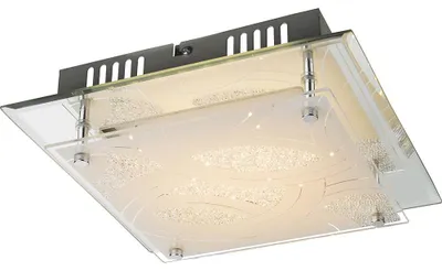 Produktbild von LED Deckenleuchte, Glas, 1 flammig, satiniert