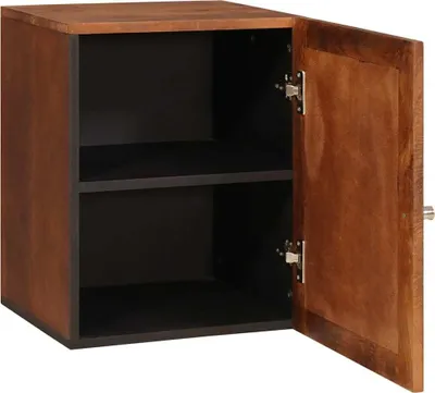 Obrázek produktu pro vidaXL Koupelnová skříňka s dvířky hnědá 38 x 33,5 x 48 cm Materiál na bázi dřeva