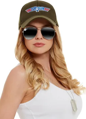 Produktbild von Top Gun Accessoire-Set mit Mütze, Fliegerbrille und Dog Tag