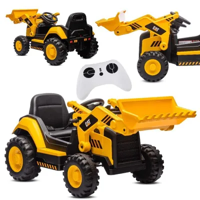 Produktbild von Akkuladegerät Kinderauto-Schieber CAT Gigant MP3 gelb Sun Baby