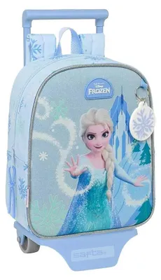 Image de Sac à dos à roulettes Safta Frozen 6 l, bleu, pour enfants, bleu, taille unique