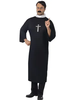 Produktbild von Priesterkostüm Kostüm Priester Priesterkostüme Kirche Gr. 48/50 (M), 52/54 (L), 54/56 (XL), Größe:M